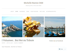Tablet Screenshot of michellehanton.com